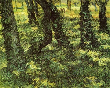 Trunks of Trees with Ivy Vincent van Gogh Oil Paintings